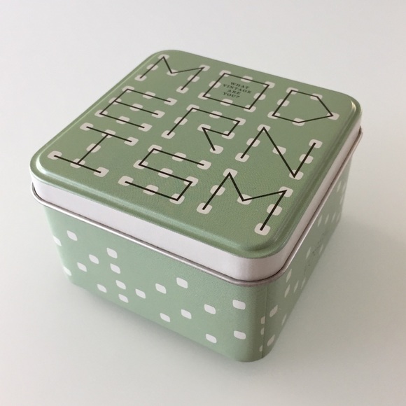 fossil watch tin box